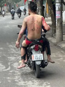 Đại Áng, Thanh Trì, Hà Nội: vụ nổ bình khí nén